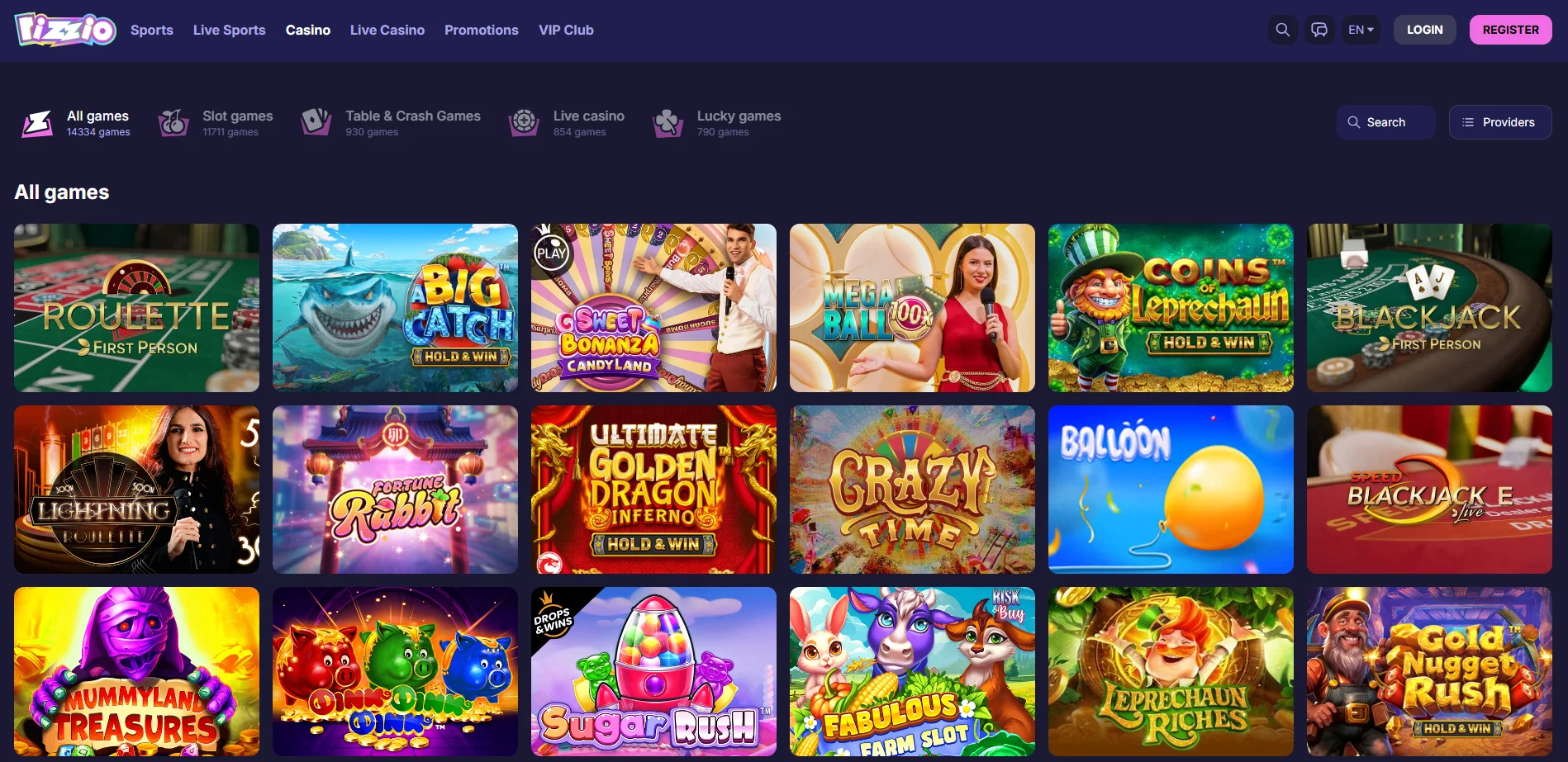 Rizzio Casino Übersicht